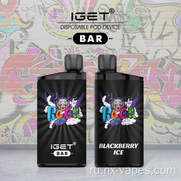 Одноразовый вейп дешевый батончик iget vape 3500puffs